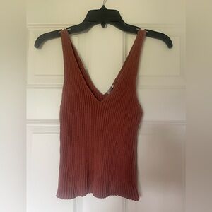 Ribbed tank top